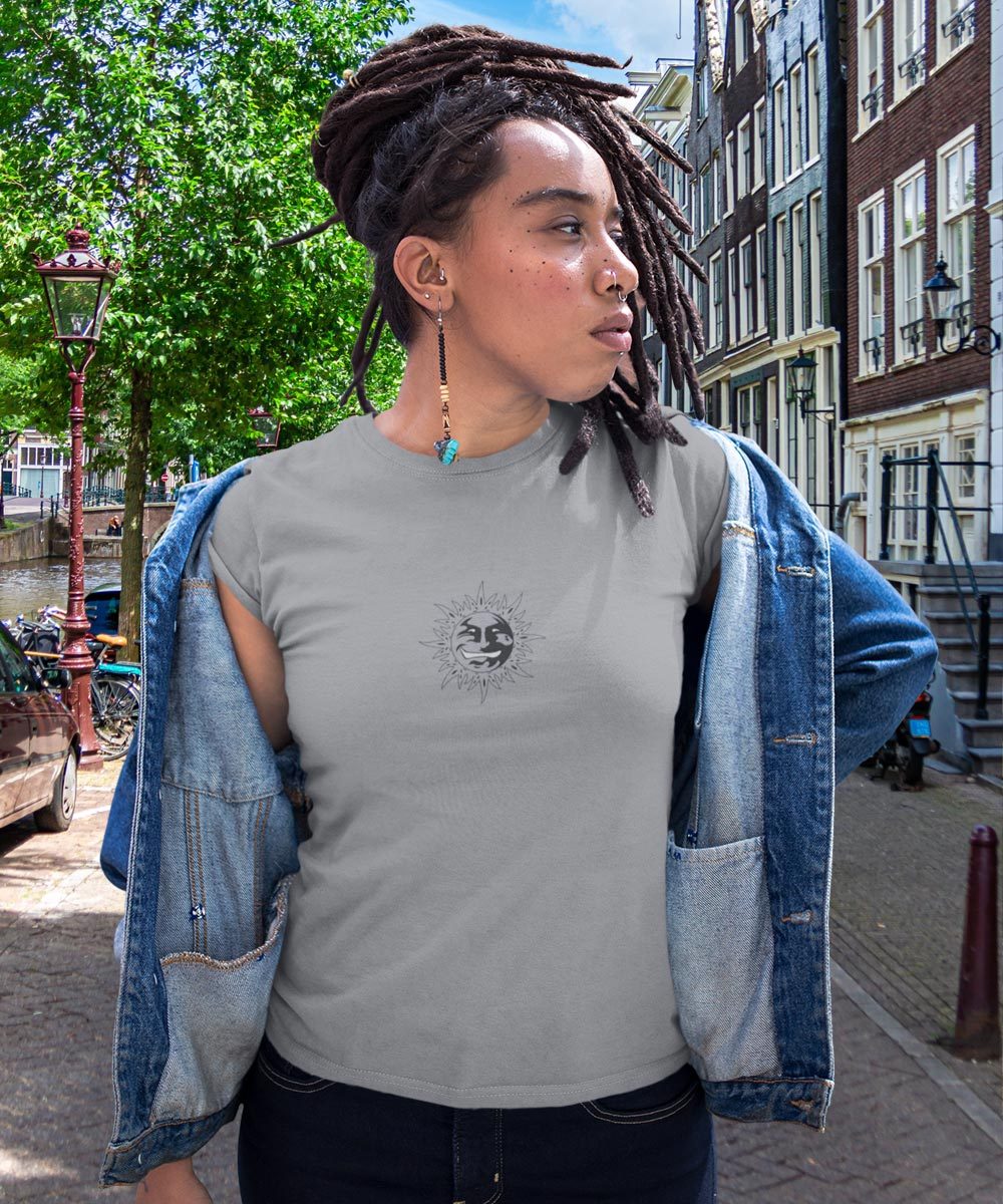 Barneys Farm - Grey Scale Logo T-Shirt Woman