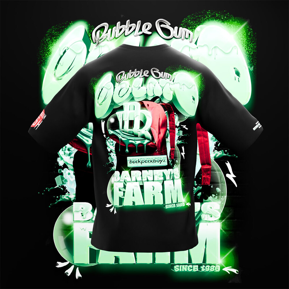 Barneys Farm x Backpackboyz T-shirt - Bubblegum Gelato 1