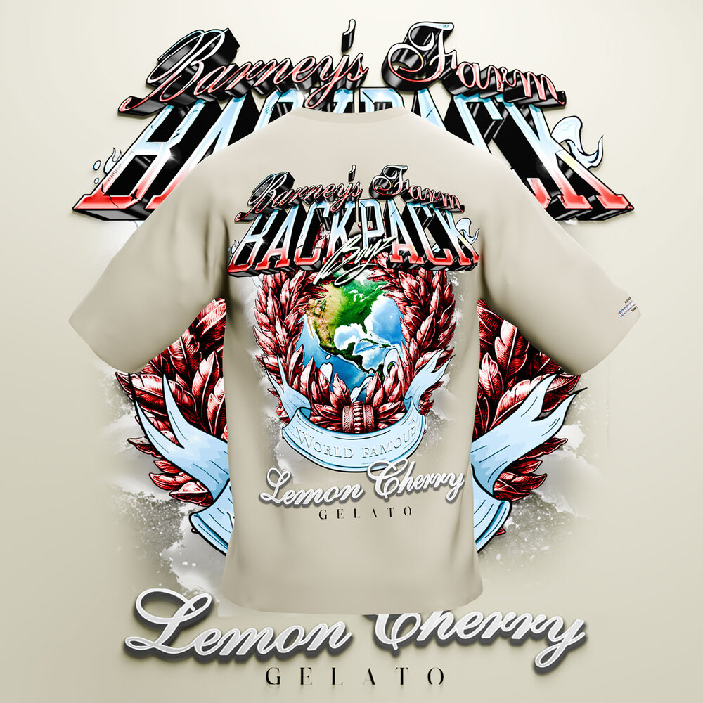 Barneys Farm x Backpackboyz T-shirt - Lemon Cherry Gelato 1