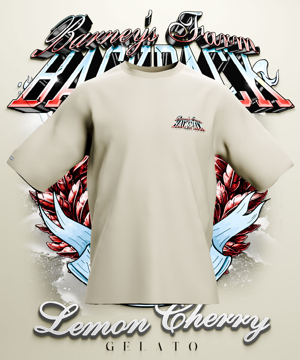 Barneys Farm x Backpackboyz T-shirt - Lemon Cherry Gelato 3