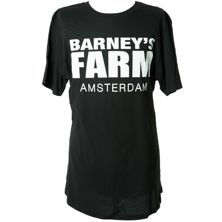 Long Tee White on Black - T-shirt 1